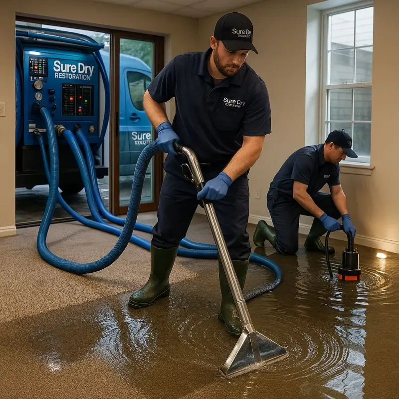 Water Extraction and Removal process in Lexington, TN